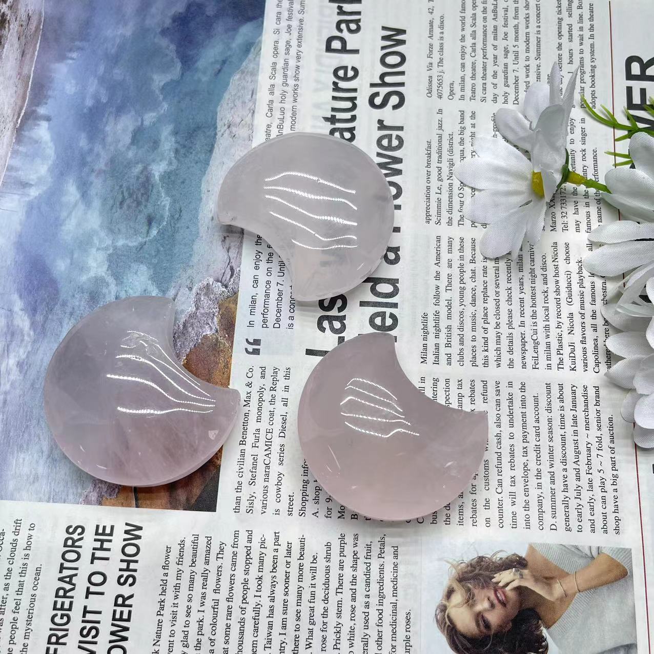 Rose Quartz Moon