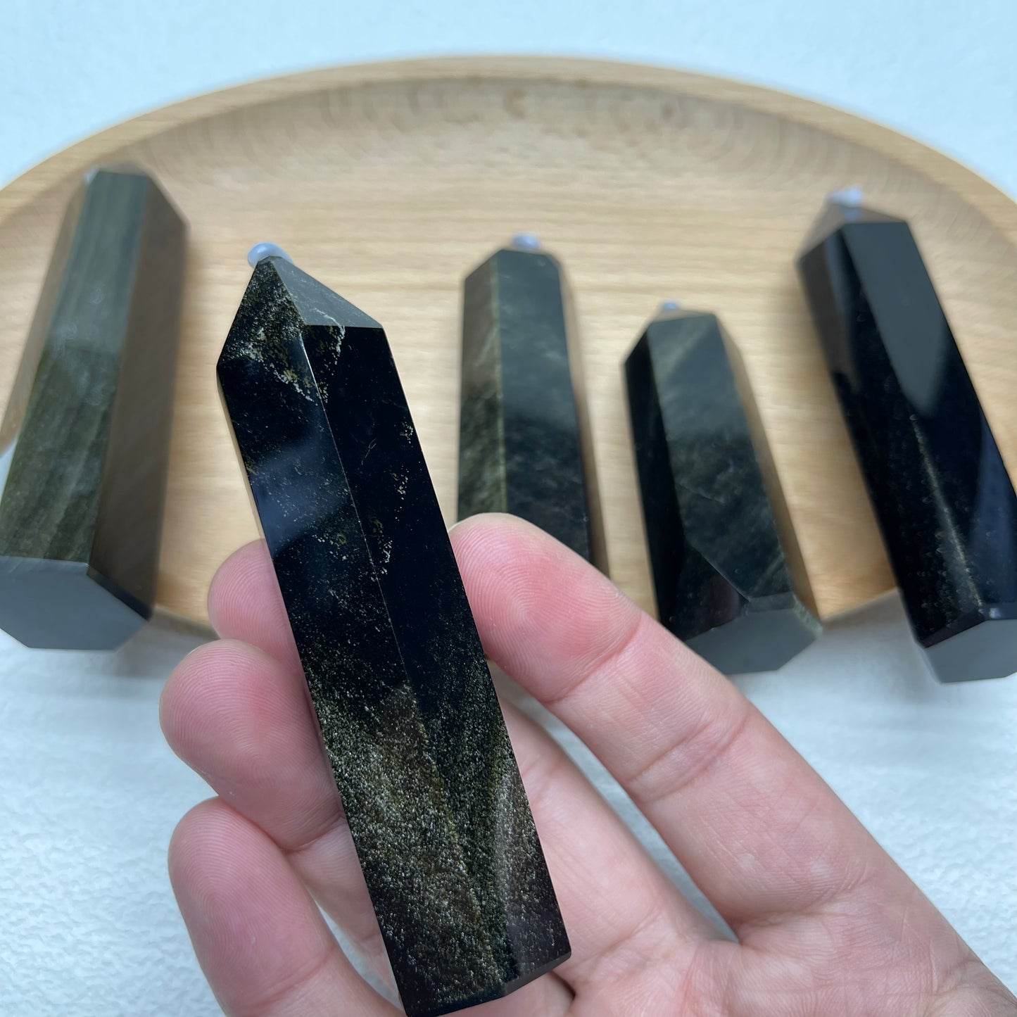 Golden Obsidian Point