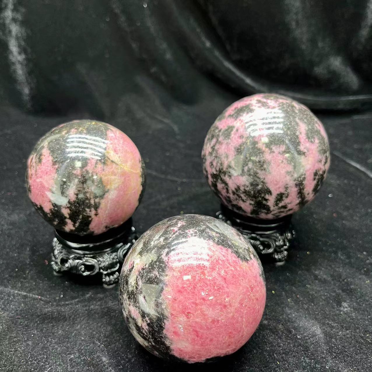 Rhodonite Sphere