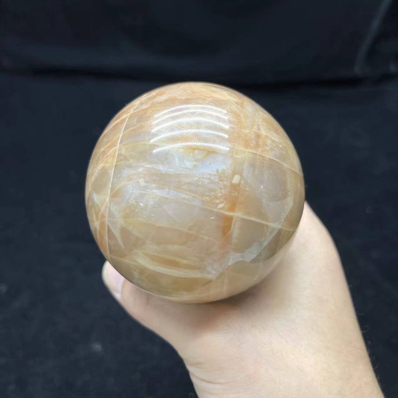 Peach Moonstone Sphere