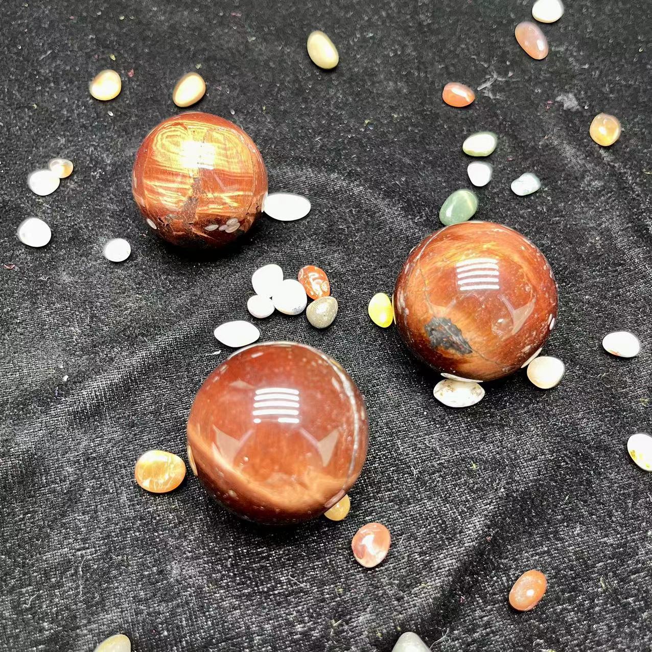 Red Tiger Eye Small Sphere