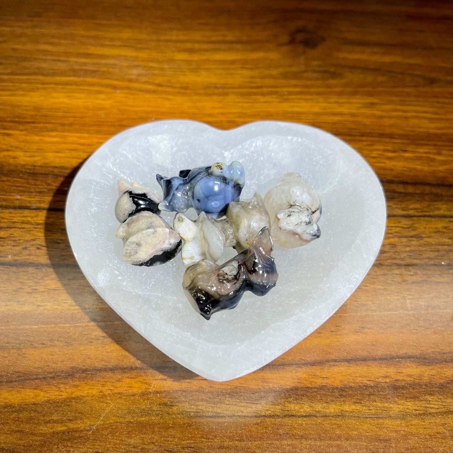 Selenite Heart Bowl