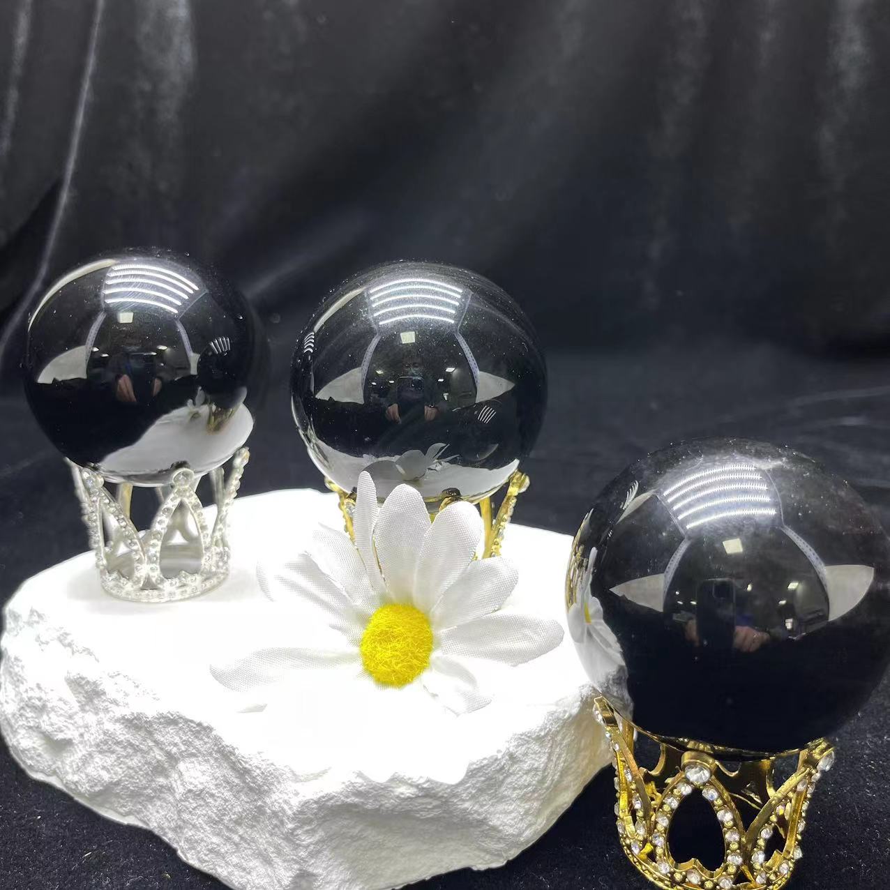 Black Obsidian Sphere
