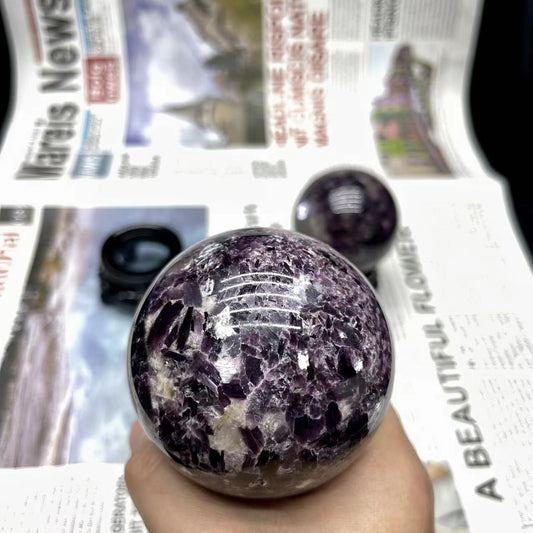 Lepidolite Sphere
