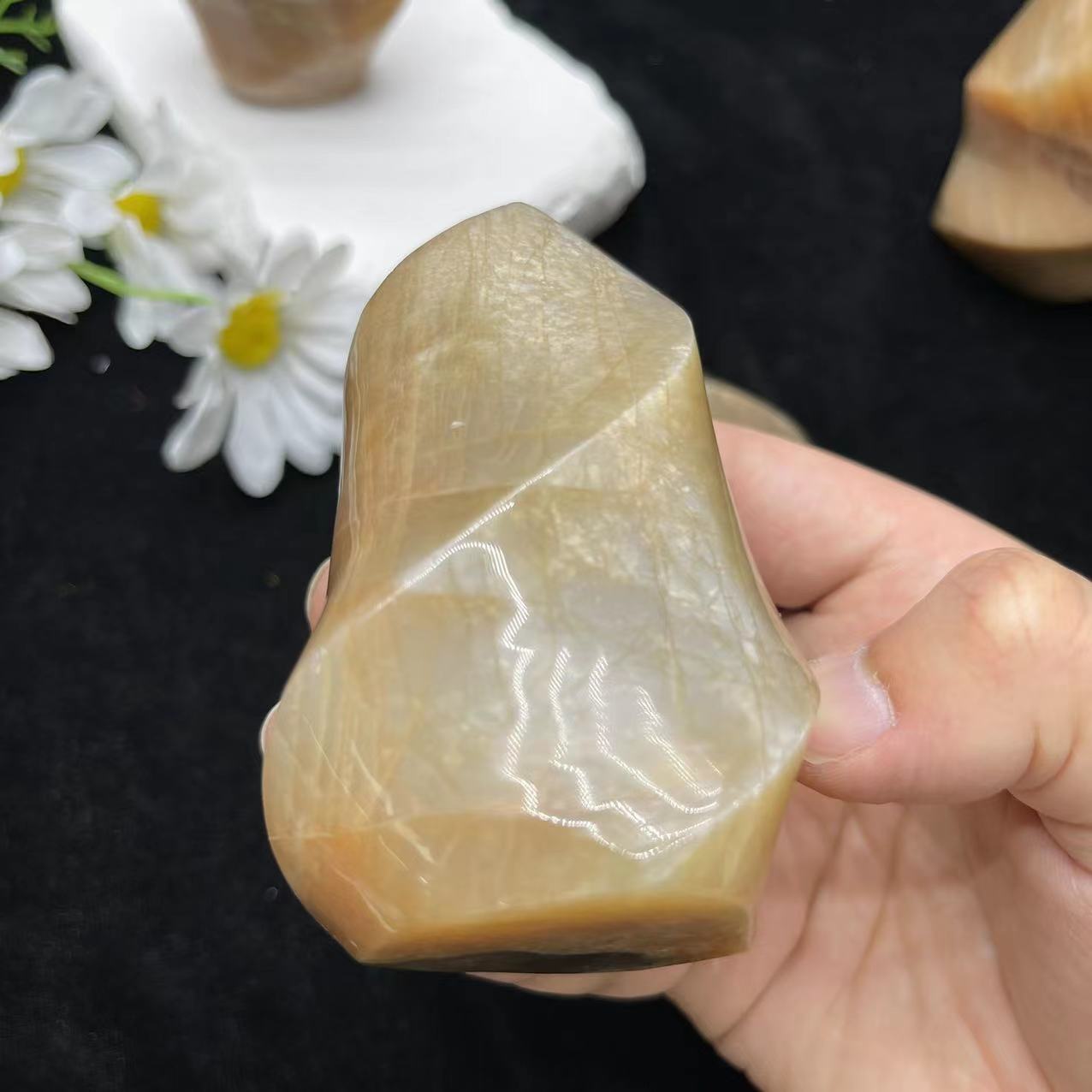 Peach Moonstone Flame