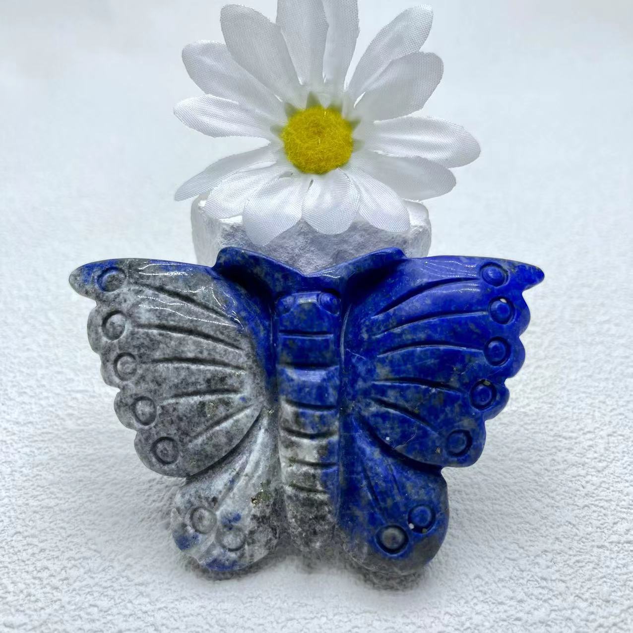 Lapis Lazuli Butterfly with Stand