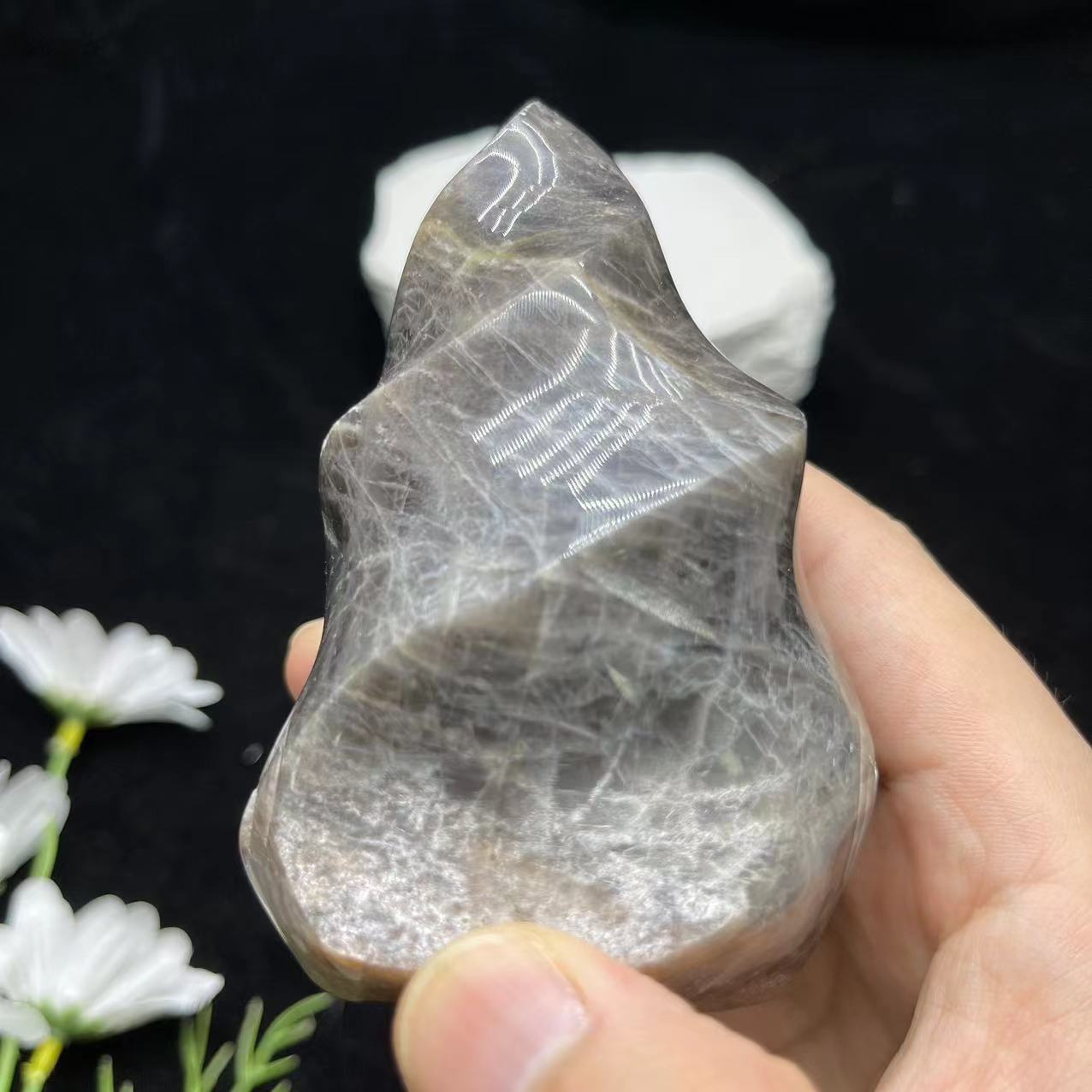 Gray Moonstone Flame