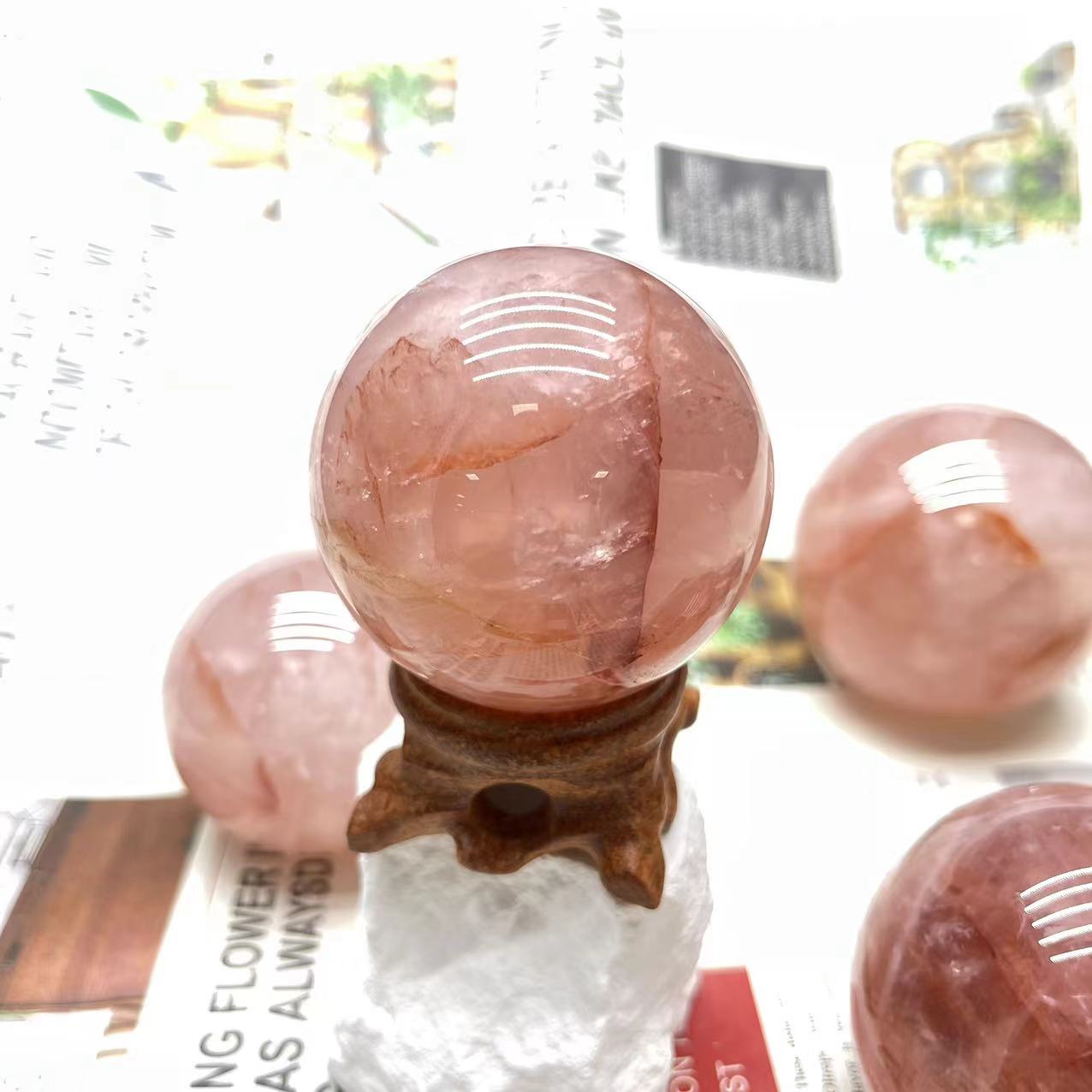 Fire Quartz Sphere