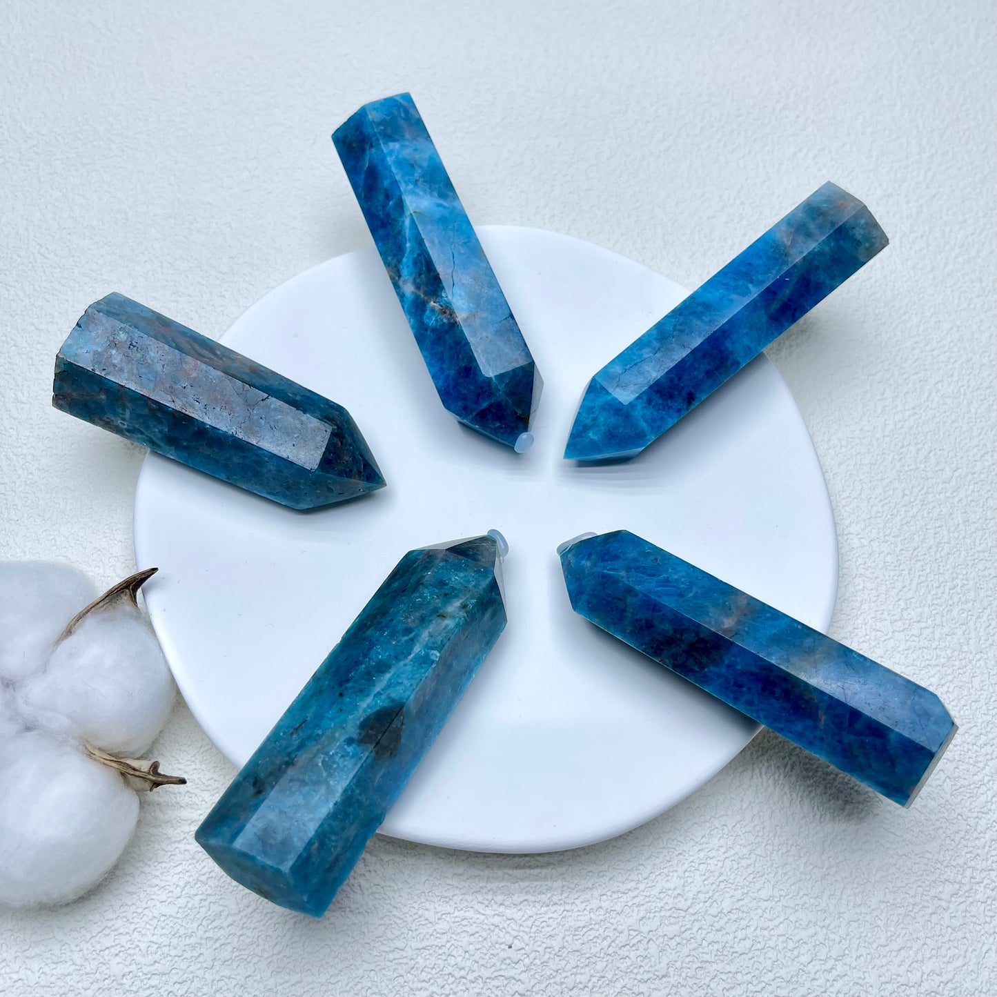 Blue Apatite Point