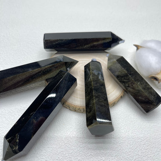 Golden Obsidian Point