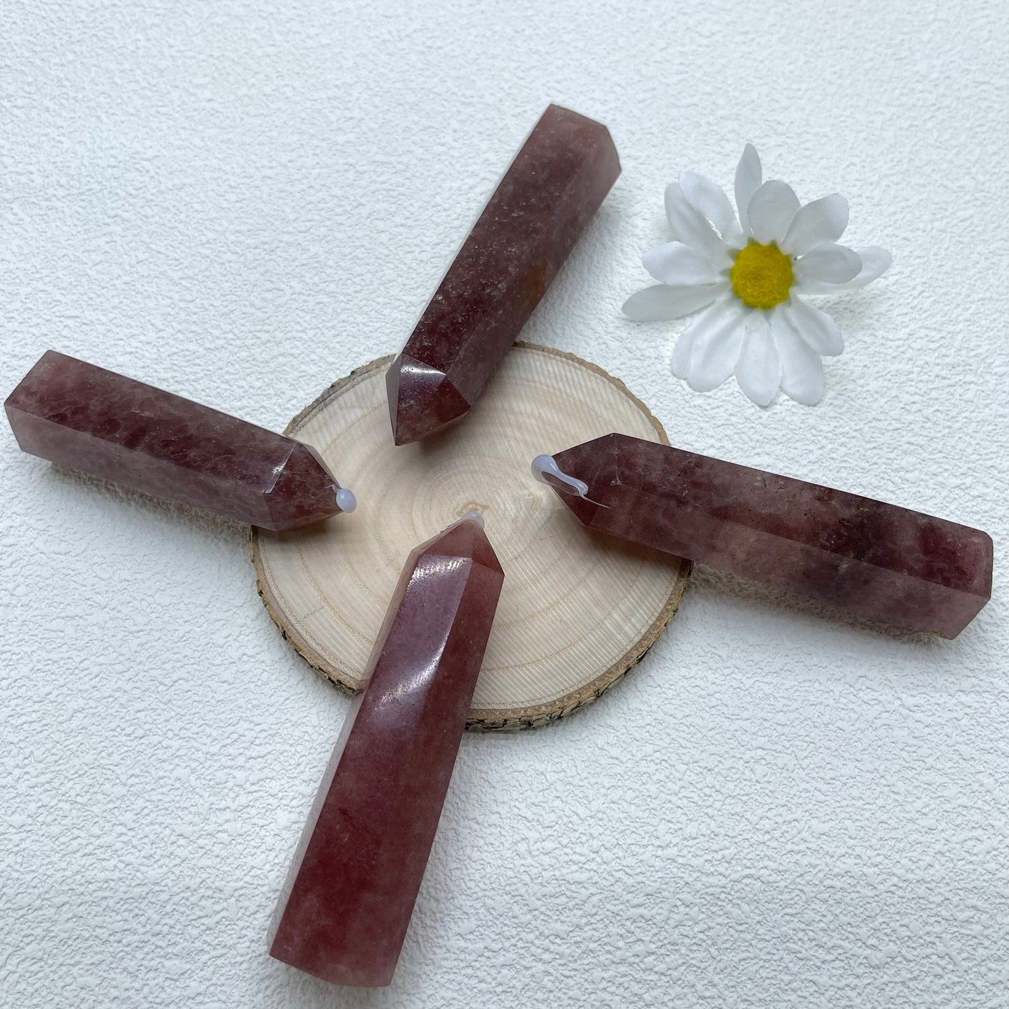 Strawberry Quartz Point