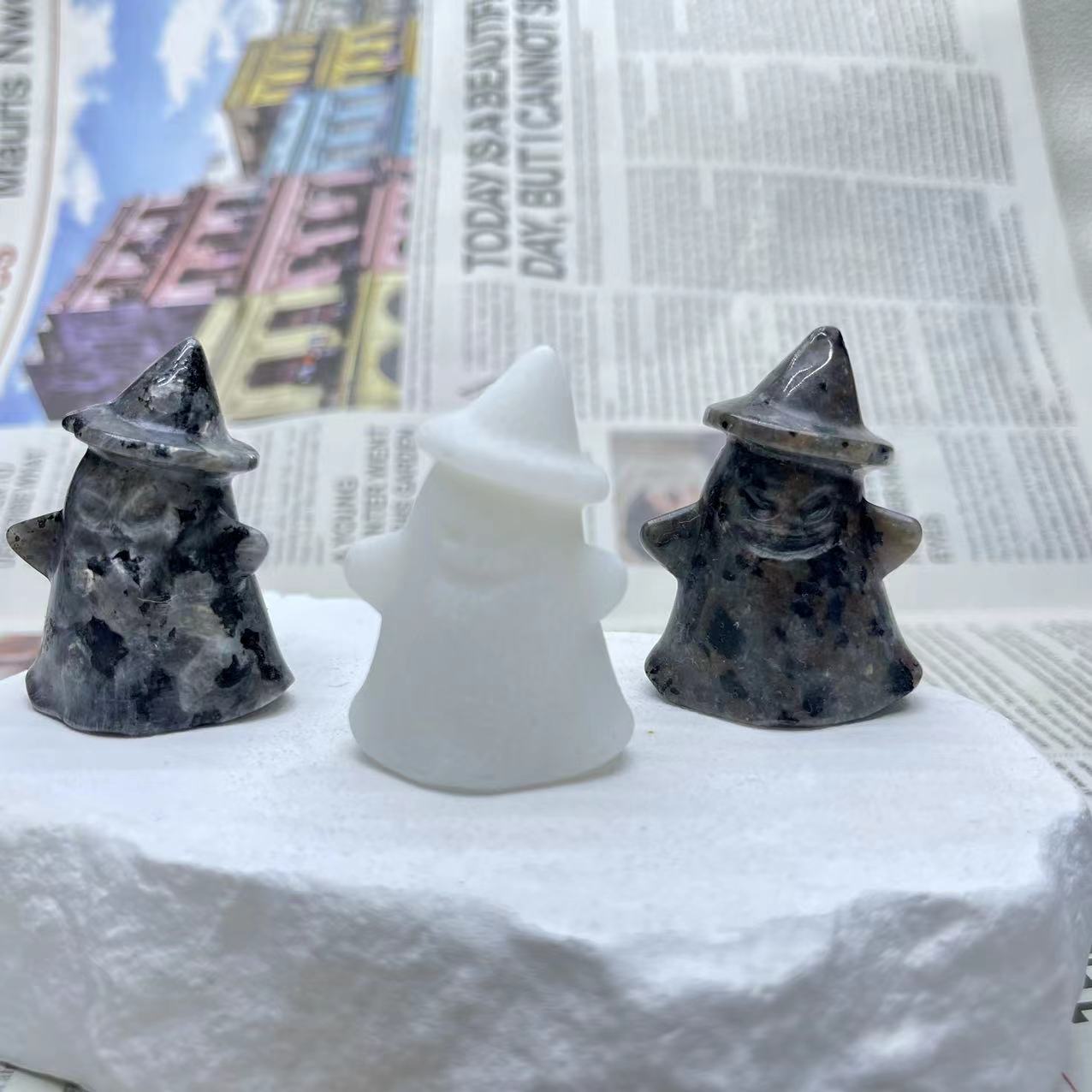 Ghost Halloween Carving Set of 2