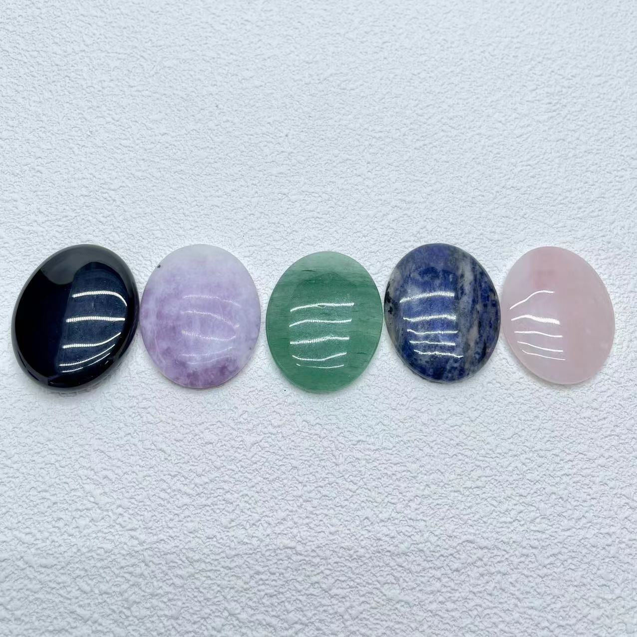 Worry Stone, Flower & Heart &Oval Shape