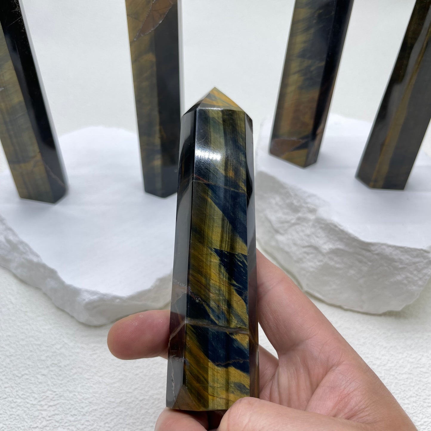 Blue Tiger Eye Point