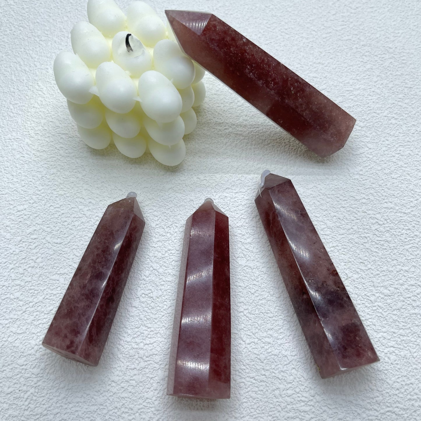 Strawberry Quartz Point