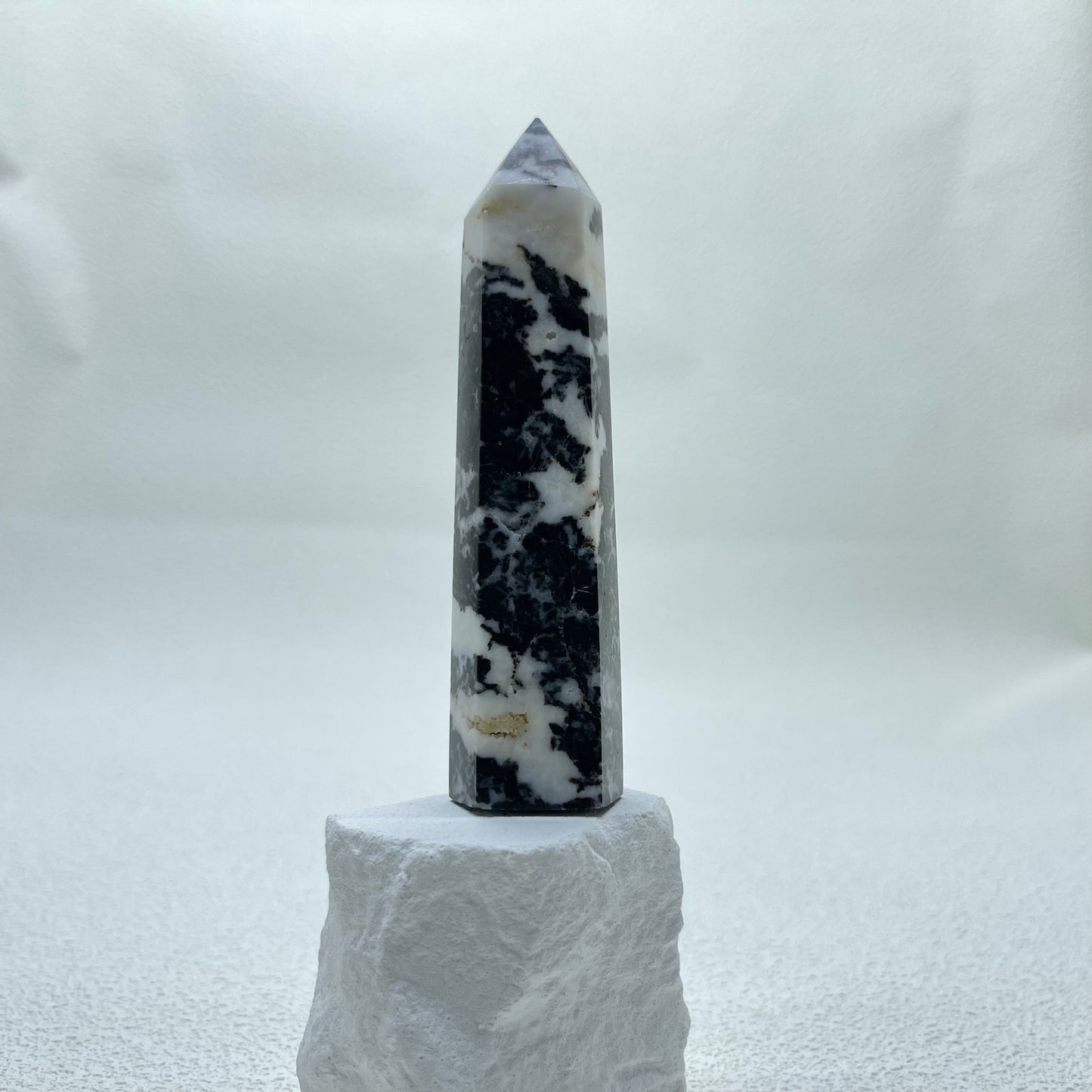 Black and White Zebra Stone Point