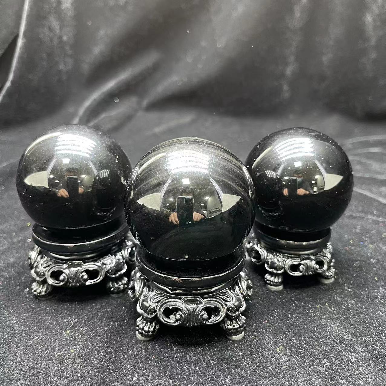 Black Obsidian Sphere