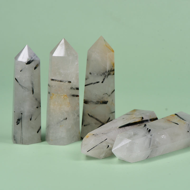 Black Tourmaline Point