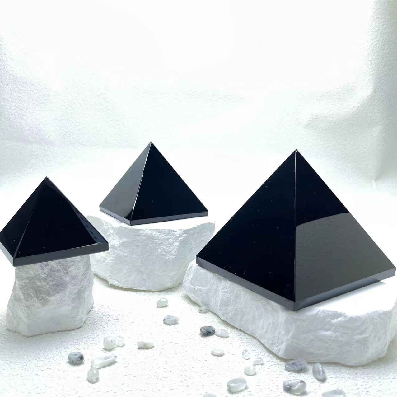 Obsidian Pyramid, Small Medium & Big Size