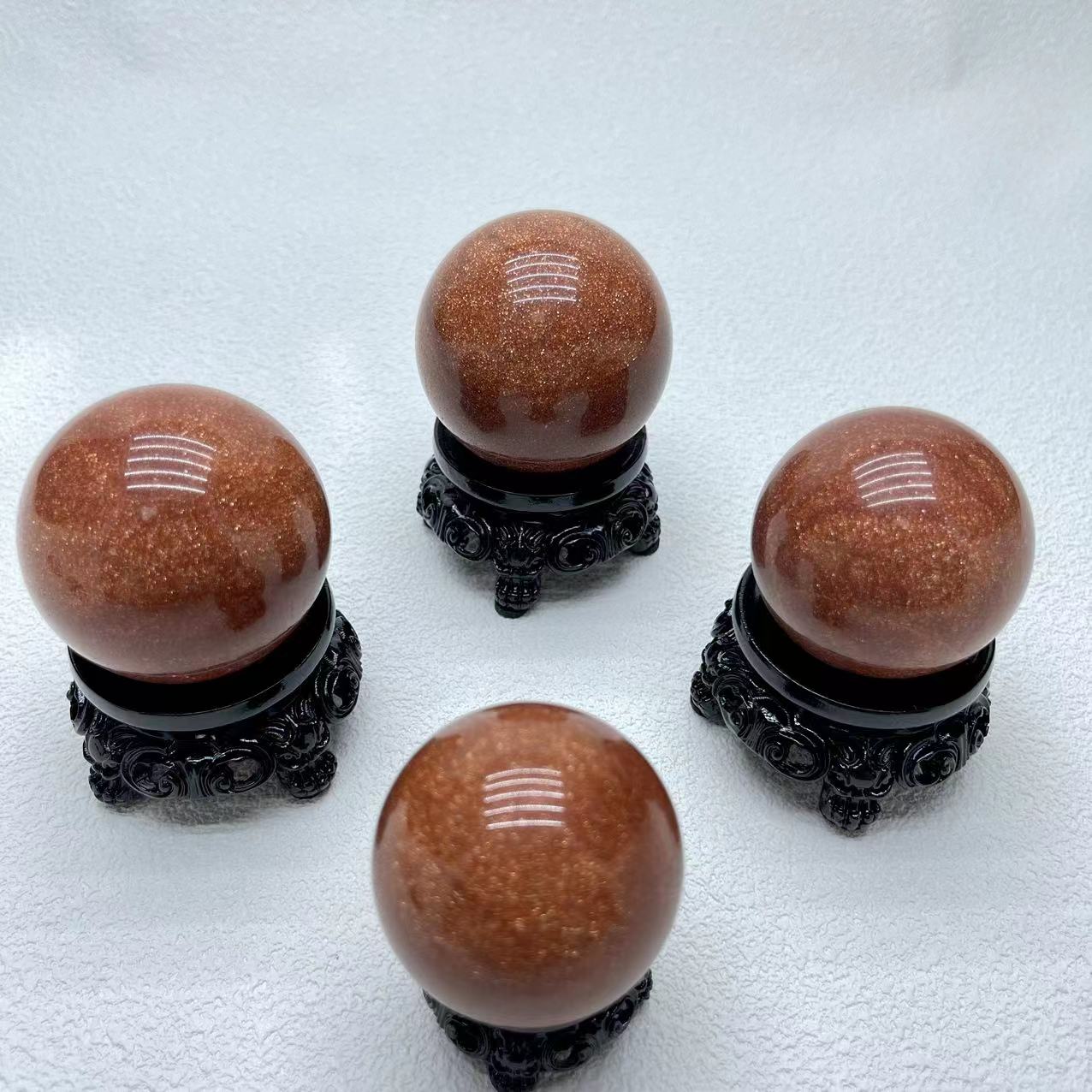Golden Sandstone Sphere