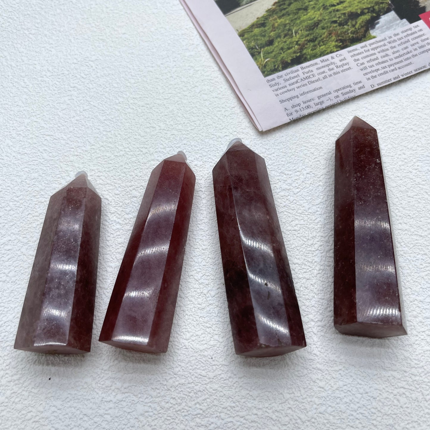 Strawberry Quartz Point