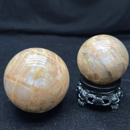 Peach Moonstone Sphere