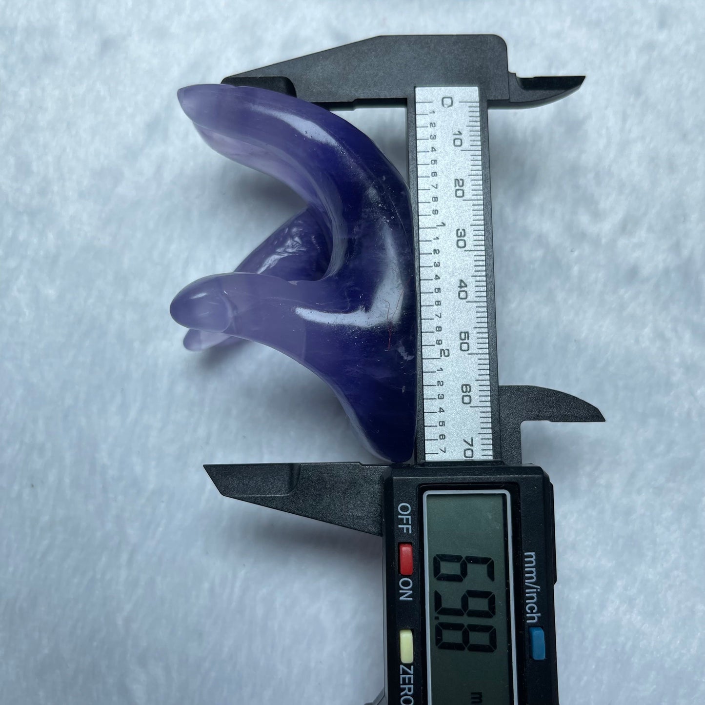 Purple Fluorite Hand Carving,Set of 1