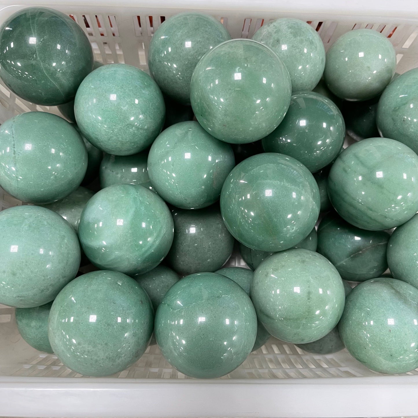 Green Aventurine Big Sphere Natural color Healing Crystal