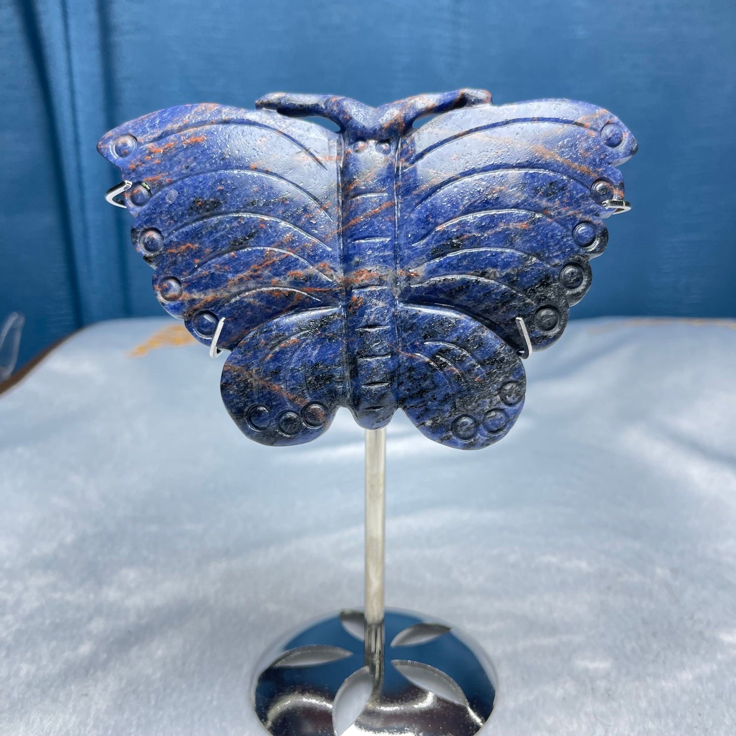 Sodalite Butterfly with Stand